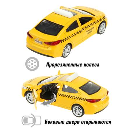 Машина такси HOFFMANN 1:40 Hyundai Elantra металлическая инерционная