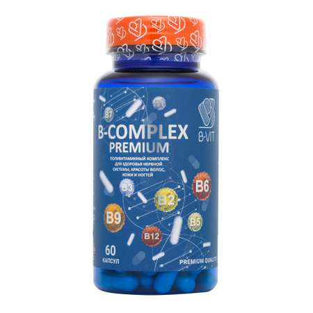 Биологически активная добавка B-VIT B-COMPLEX PREMIUM 60 капсул