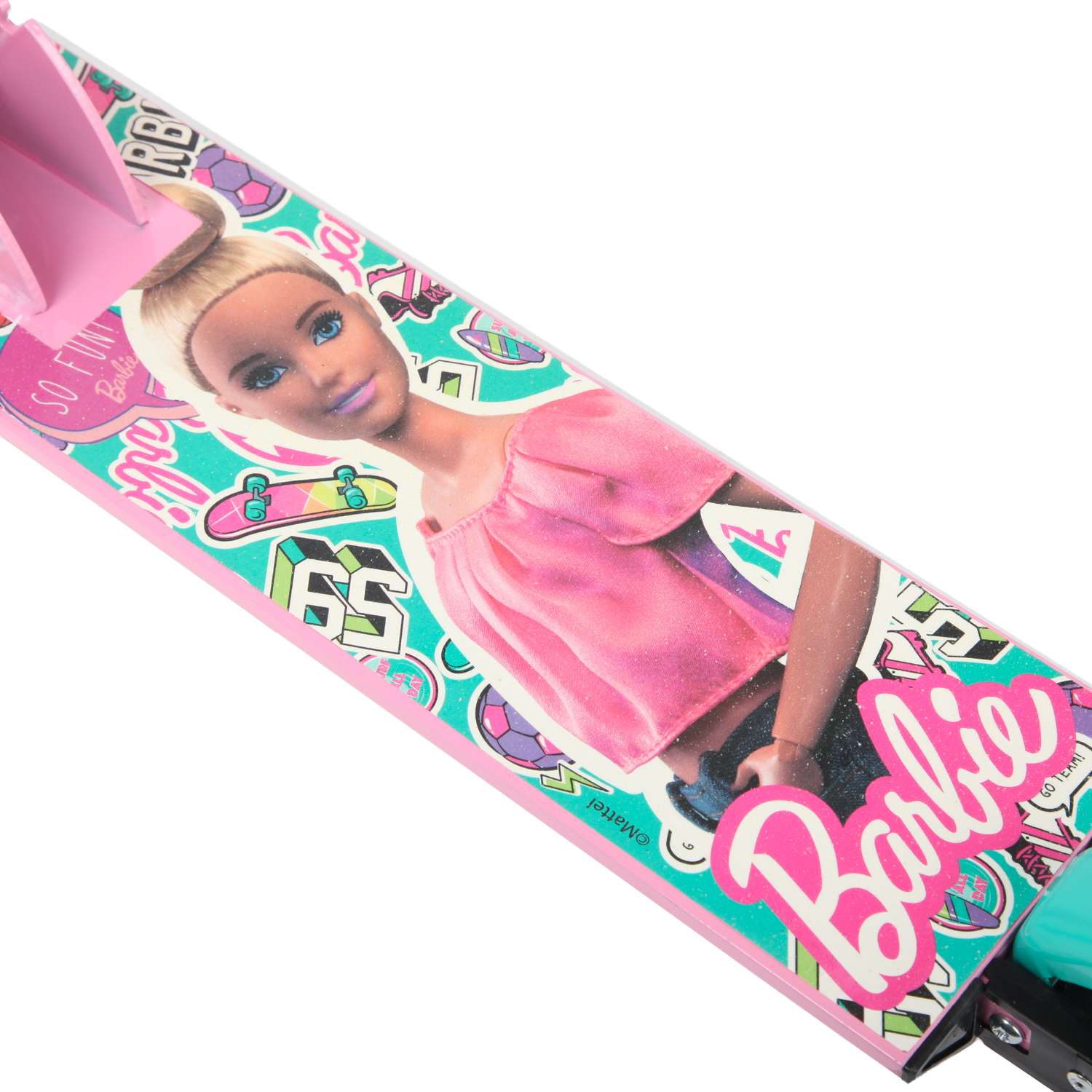 Самокат двухколесный Kreiss Barbie - фото 10