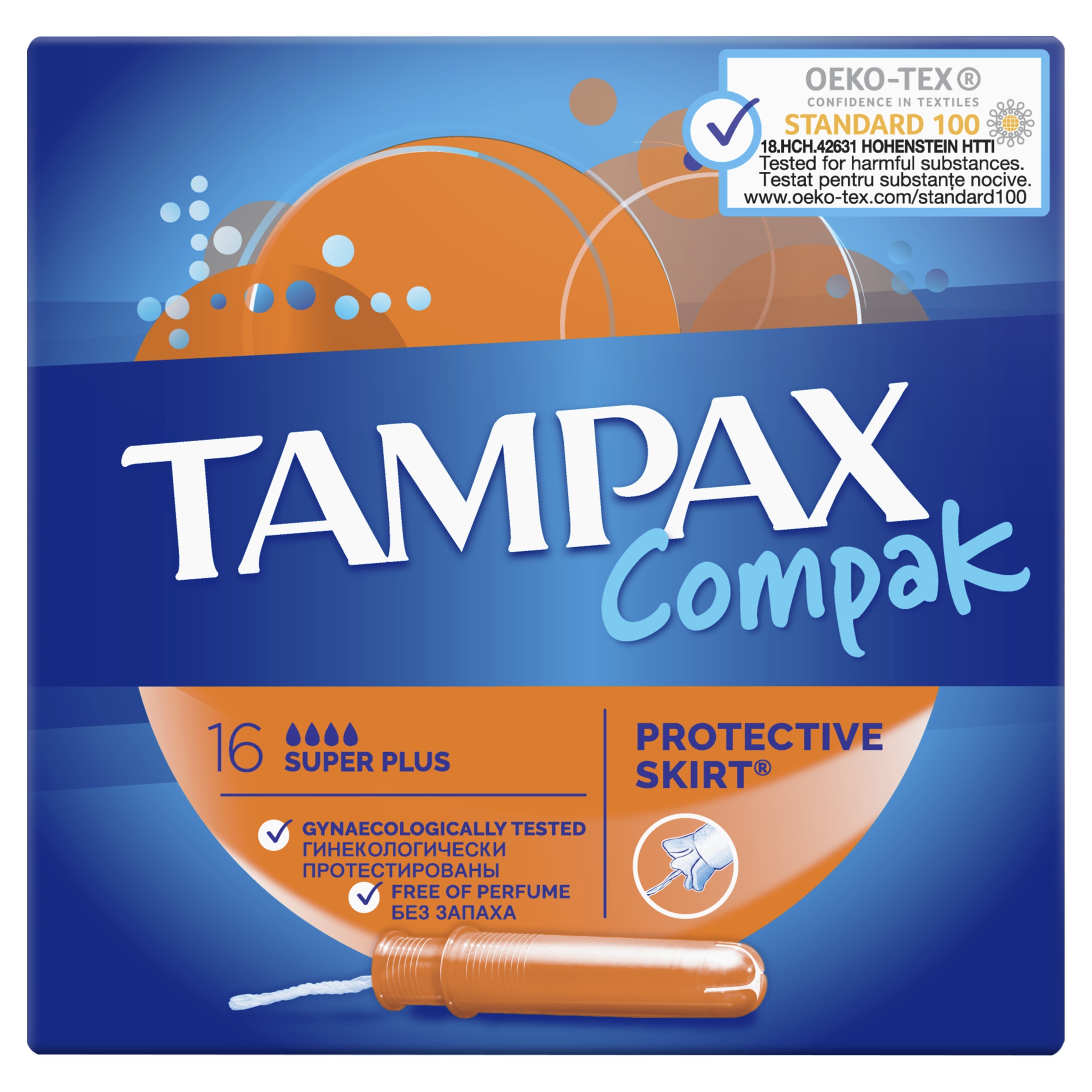 Тампоны Discreet Tampax Compak Super PlusDuo 16шт