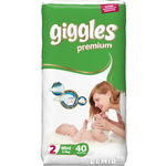 Подгузники Giggles Premium Twin Mini 2 3-6 кг 40шт