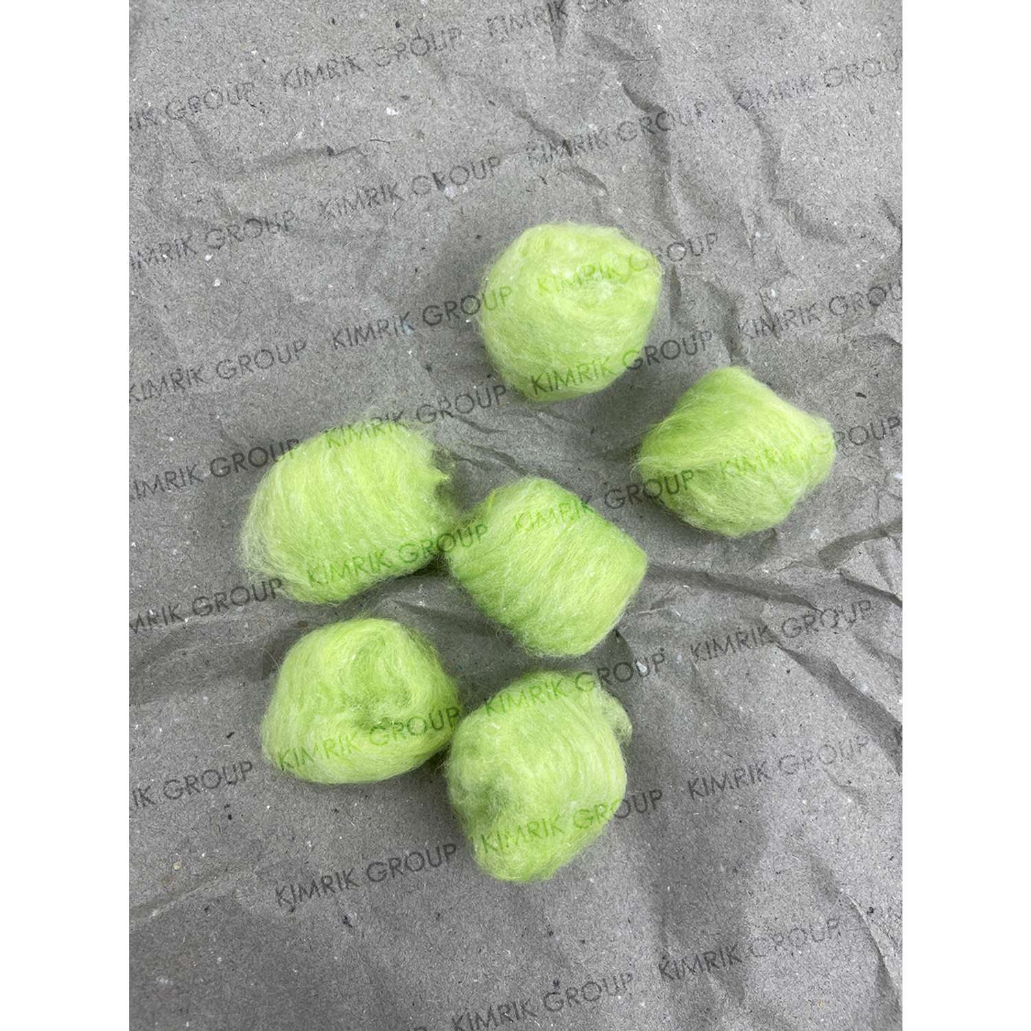 Ватные шарики Емельянъ Савостинъ цветные косметические зеленые 50 шт - фото 6