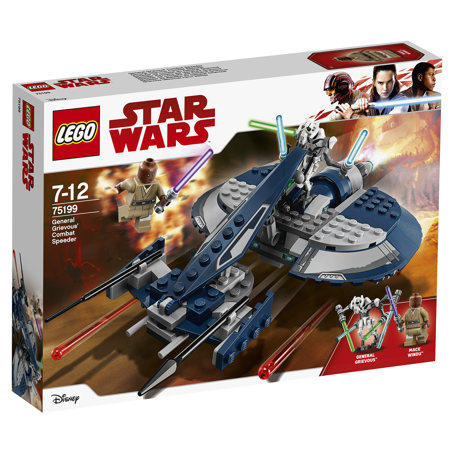 Конструктор LEGO Боевой спидер генерала Гривуса Star Wars TM (75199) купить  по цене 2199 ₽ в интернет-магазине Детский мир