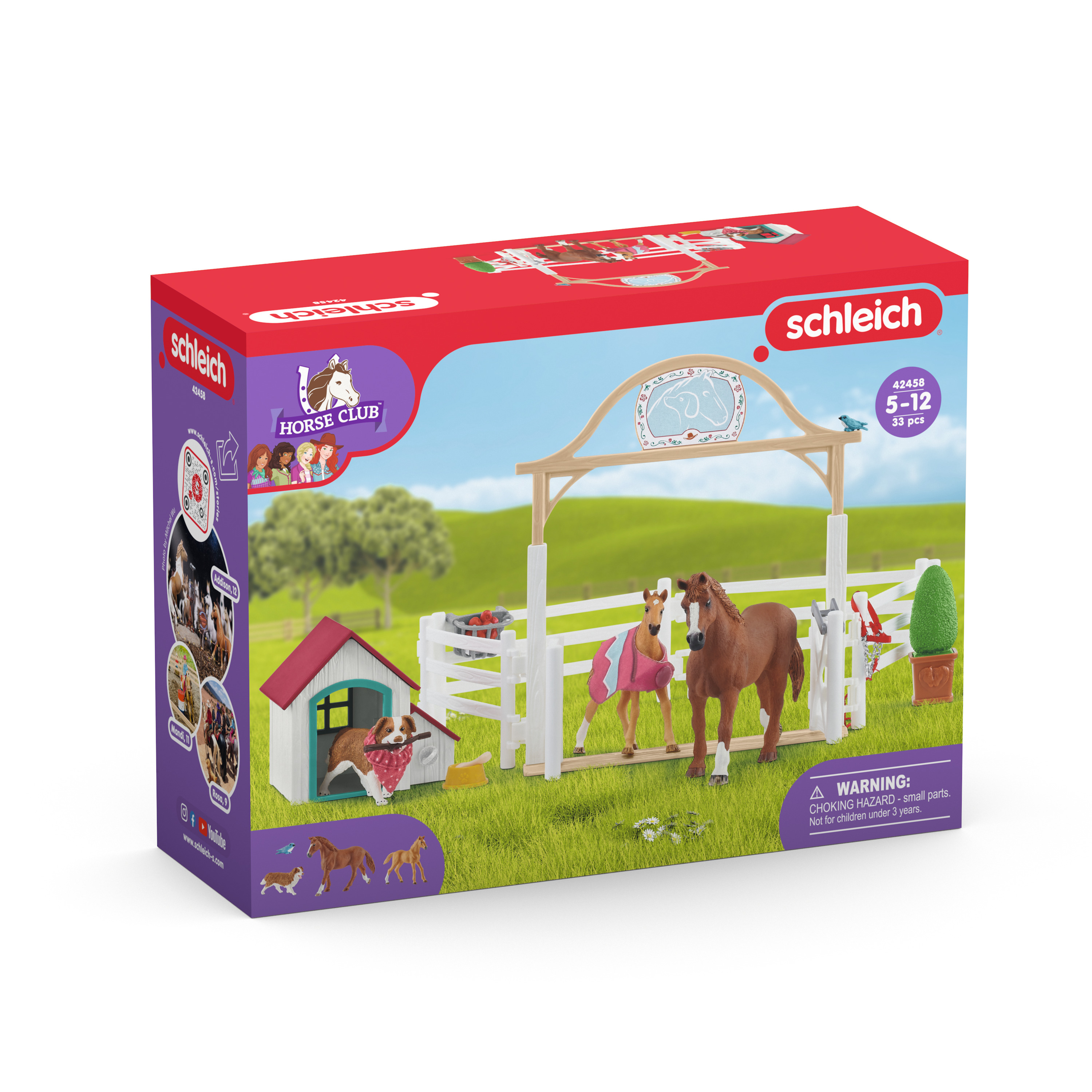 Игровой набор SCHLEICH лошади для гостей Ханны с собакой Руби - фото 13