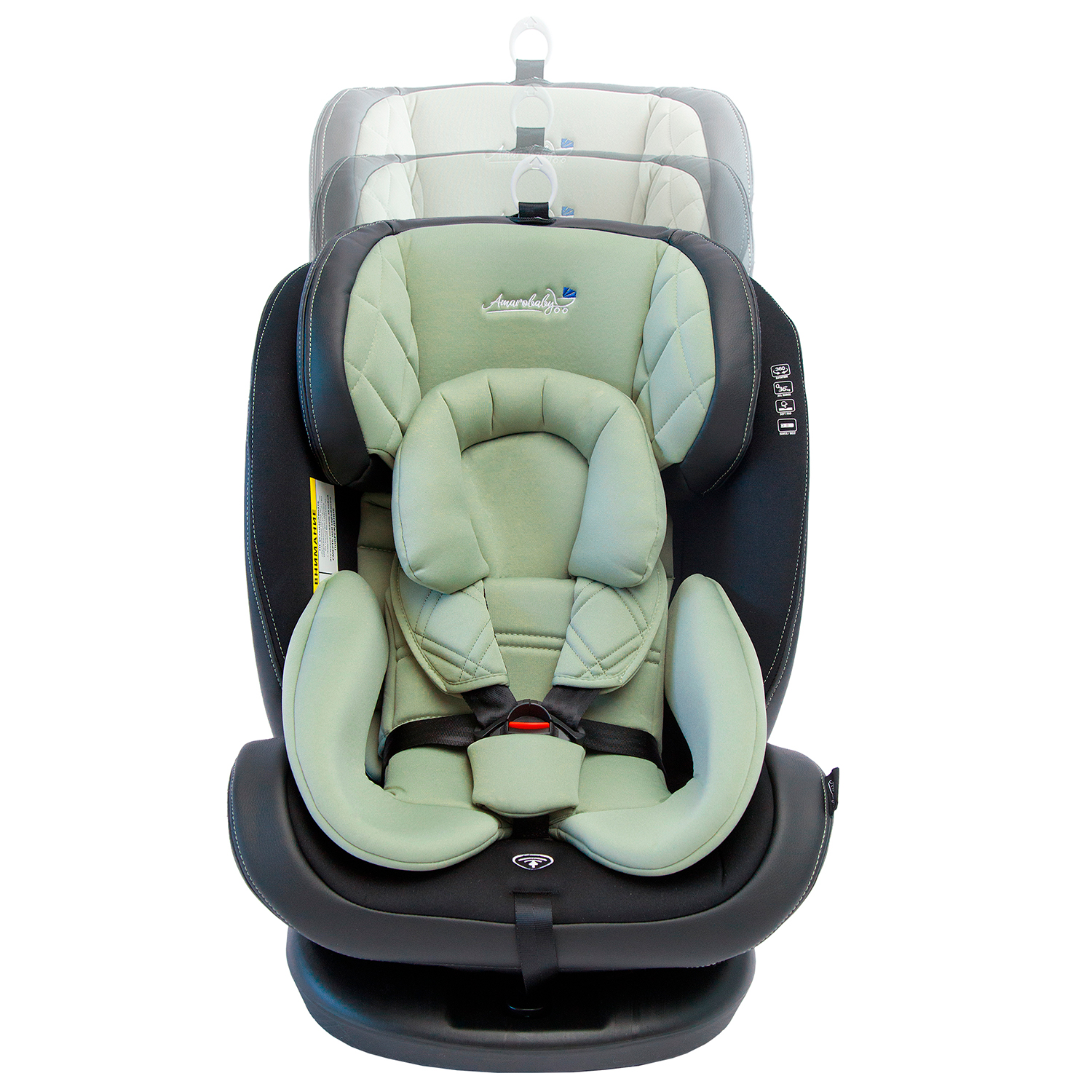 Автокресло Amarobaby ST-3 Isofix Хаки - фото 7