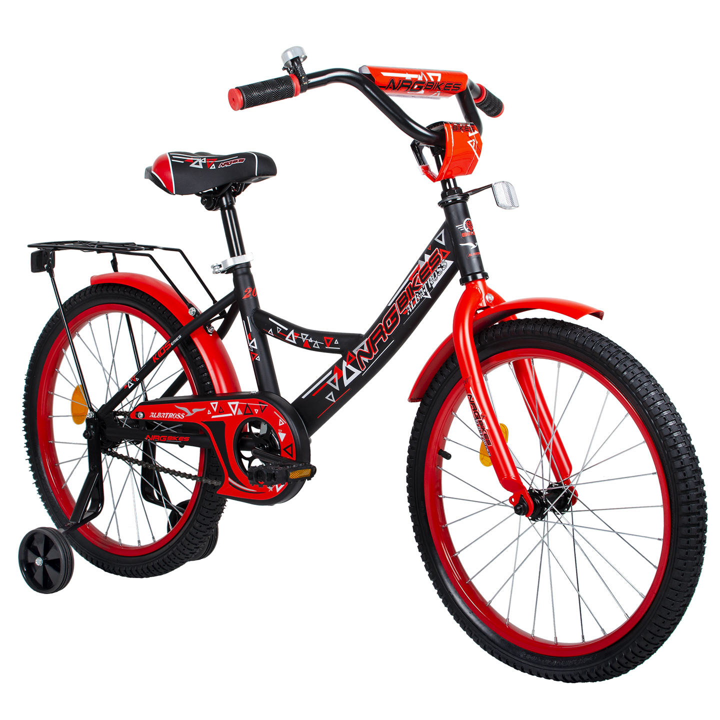 Велосипед NRG BIKES Albatross 20 black-red - фото 9