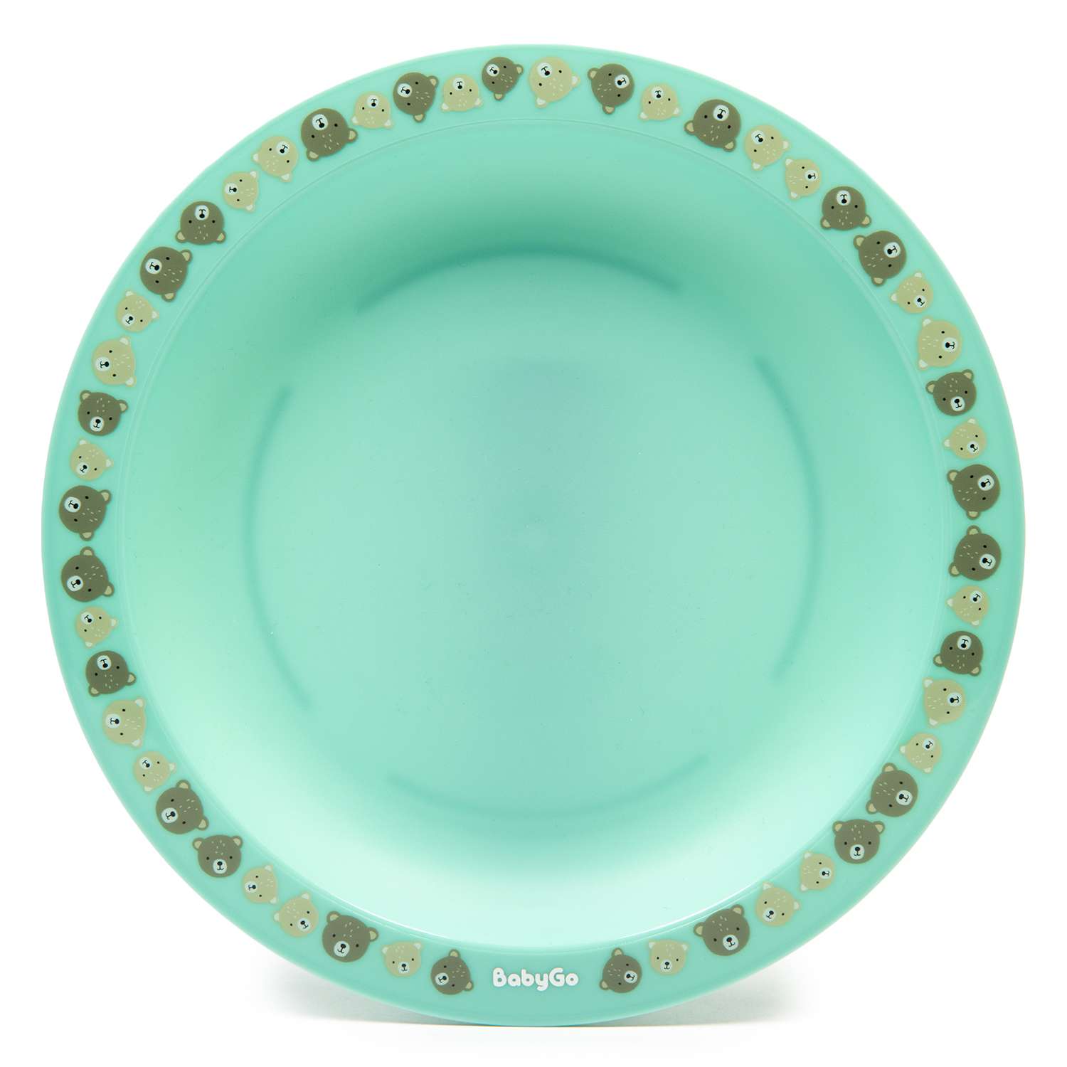 Тарелка BabyGo Green 1 шт. - фото 1