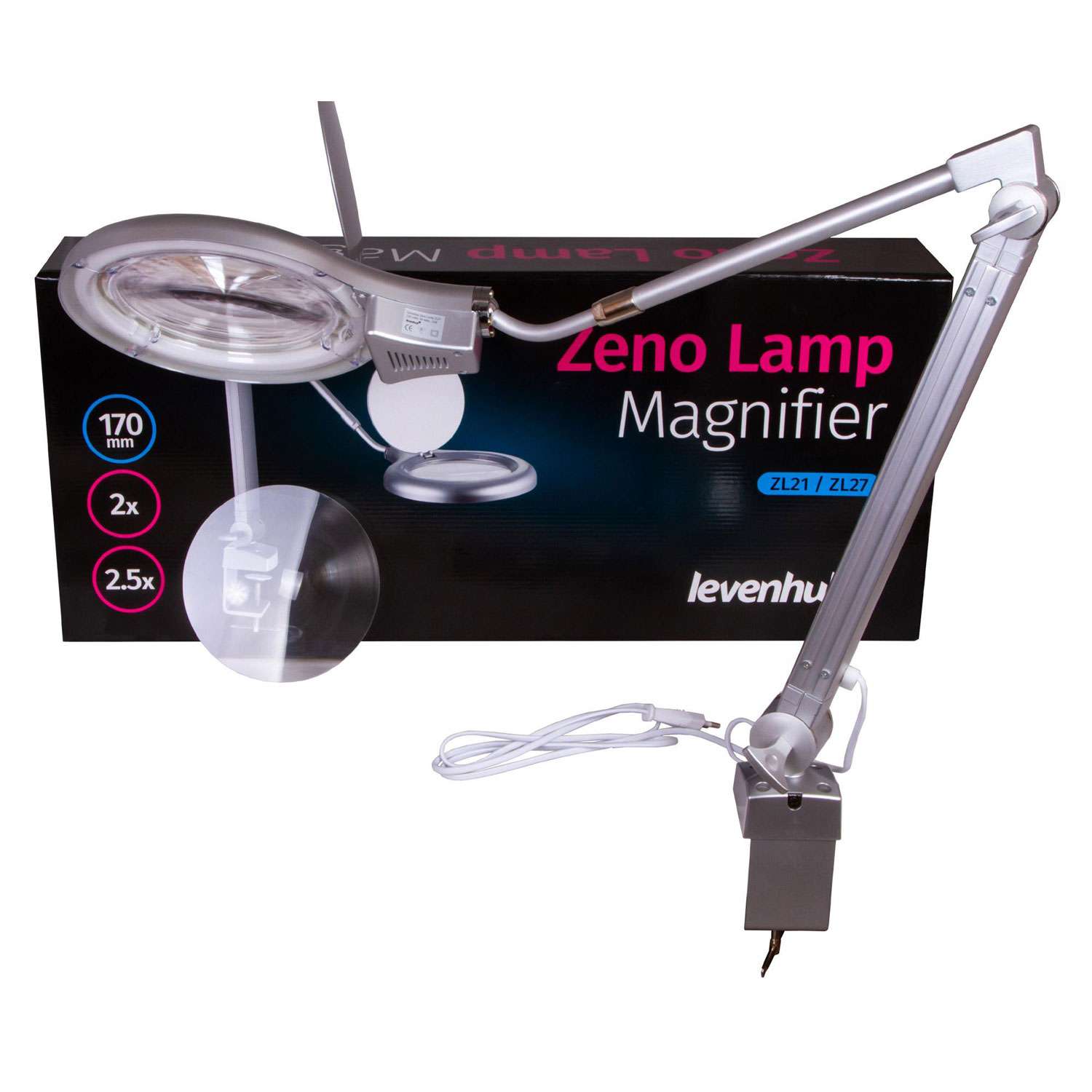 Лупа-лампа Levenhuk Zeno Lamp ZL21 LUM - фото 2