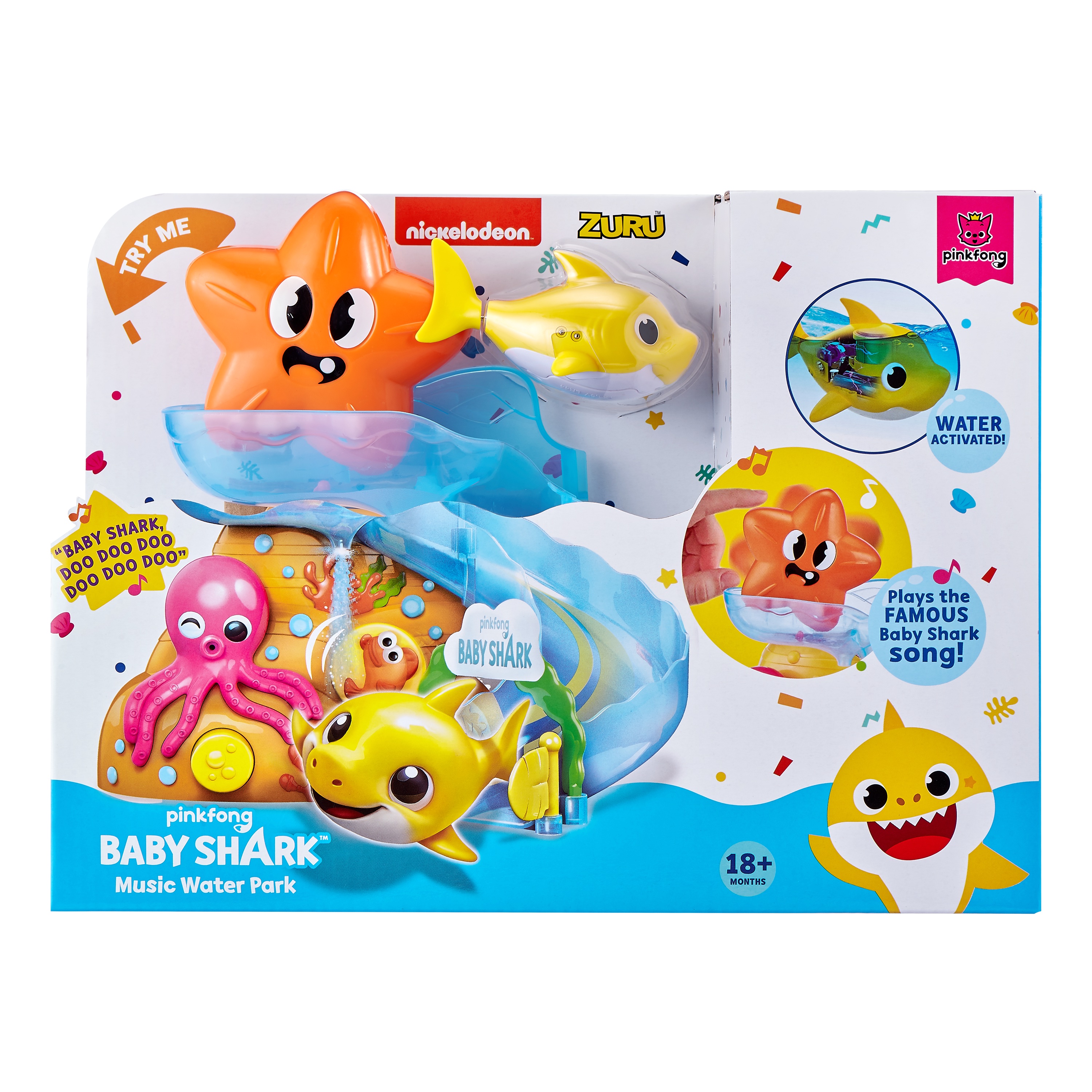 Игрушка для купания ROBO ALIVE Baby Shark Горка 25291 купить по цене 999 ₽  в интернет-магазине Детский мир