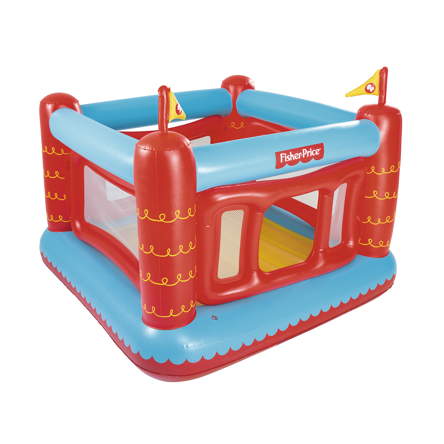 Батут надувной Bestway Inflatables Fisher Price 175*173*135см - фото 3