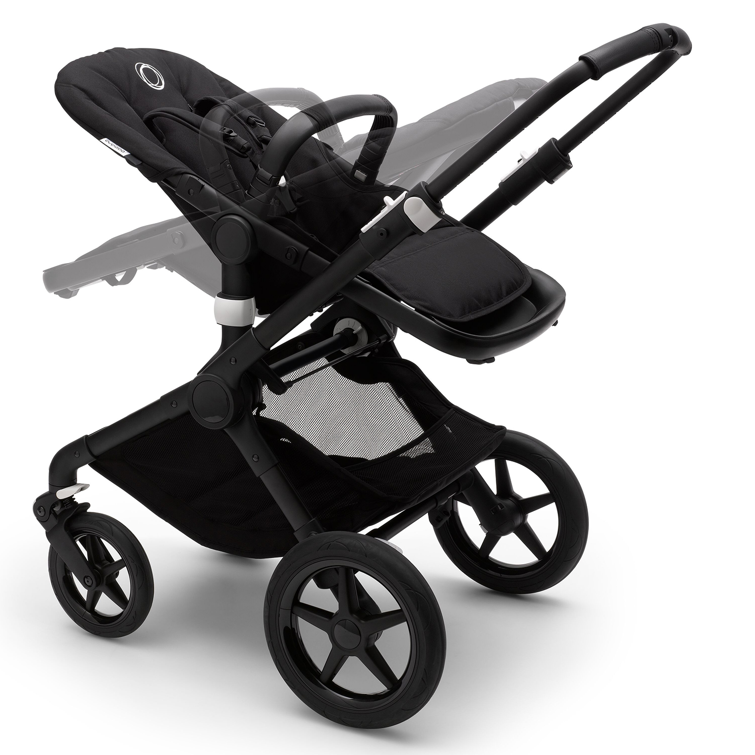 Коляска 2в1 Bugaboo Fox2 Complete Black Black-Fresh White - фото 23