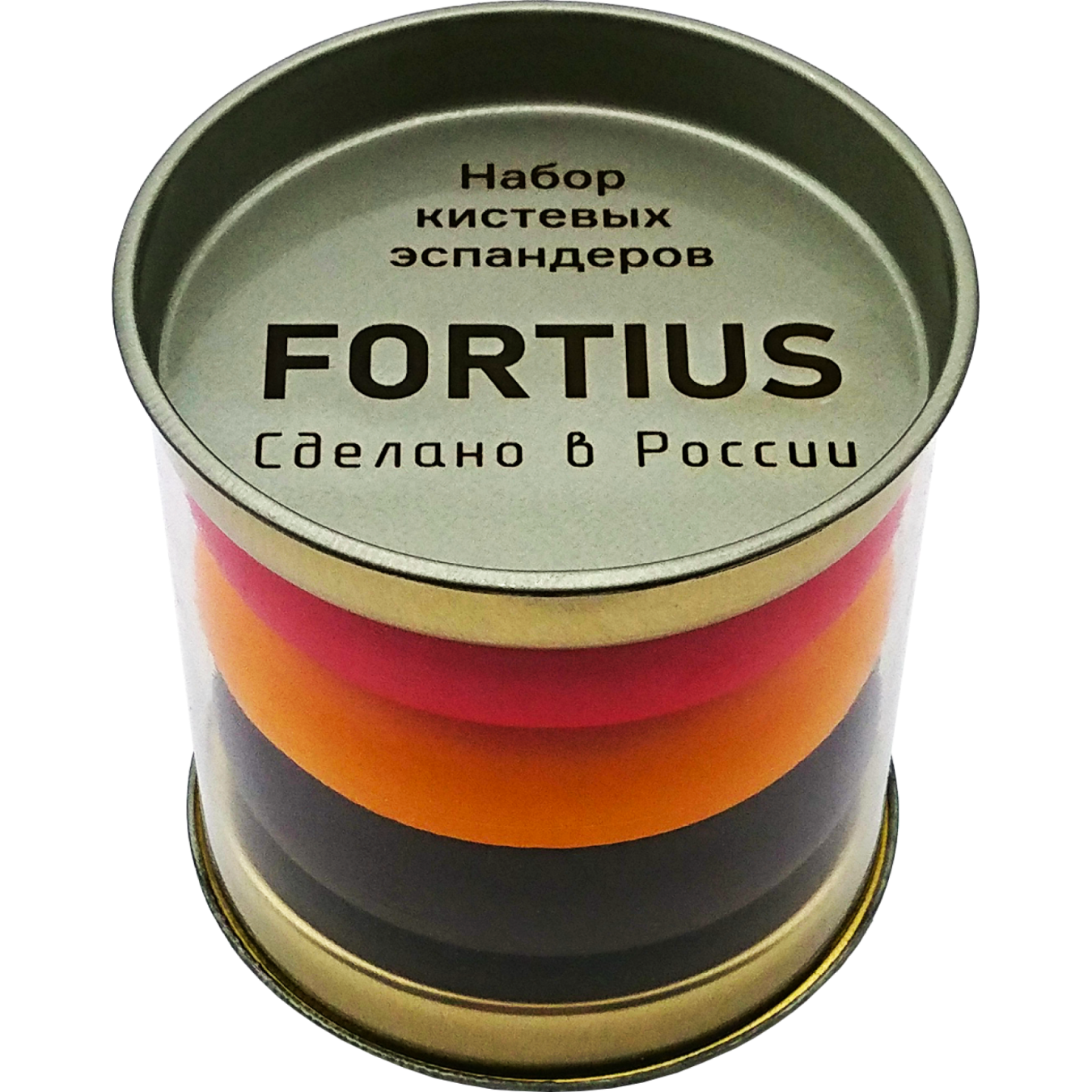 Набор кистевых эспандеров FORTIUS в тубусе - фото 1