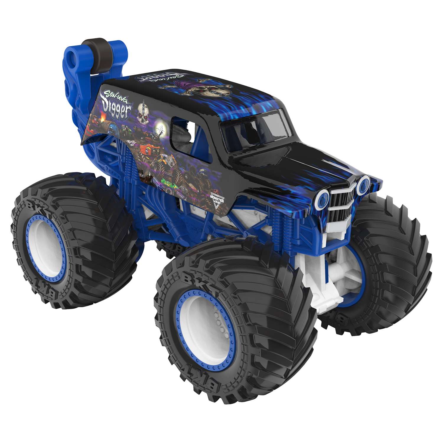 Машинка Monster Jam 1:64 Son Uva Digger 6060869 6060869 - фото 1