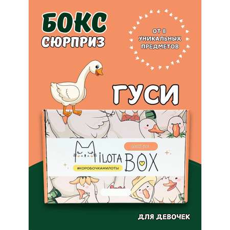 Подарочный бокс для девочки iLikeGift гусь