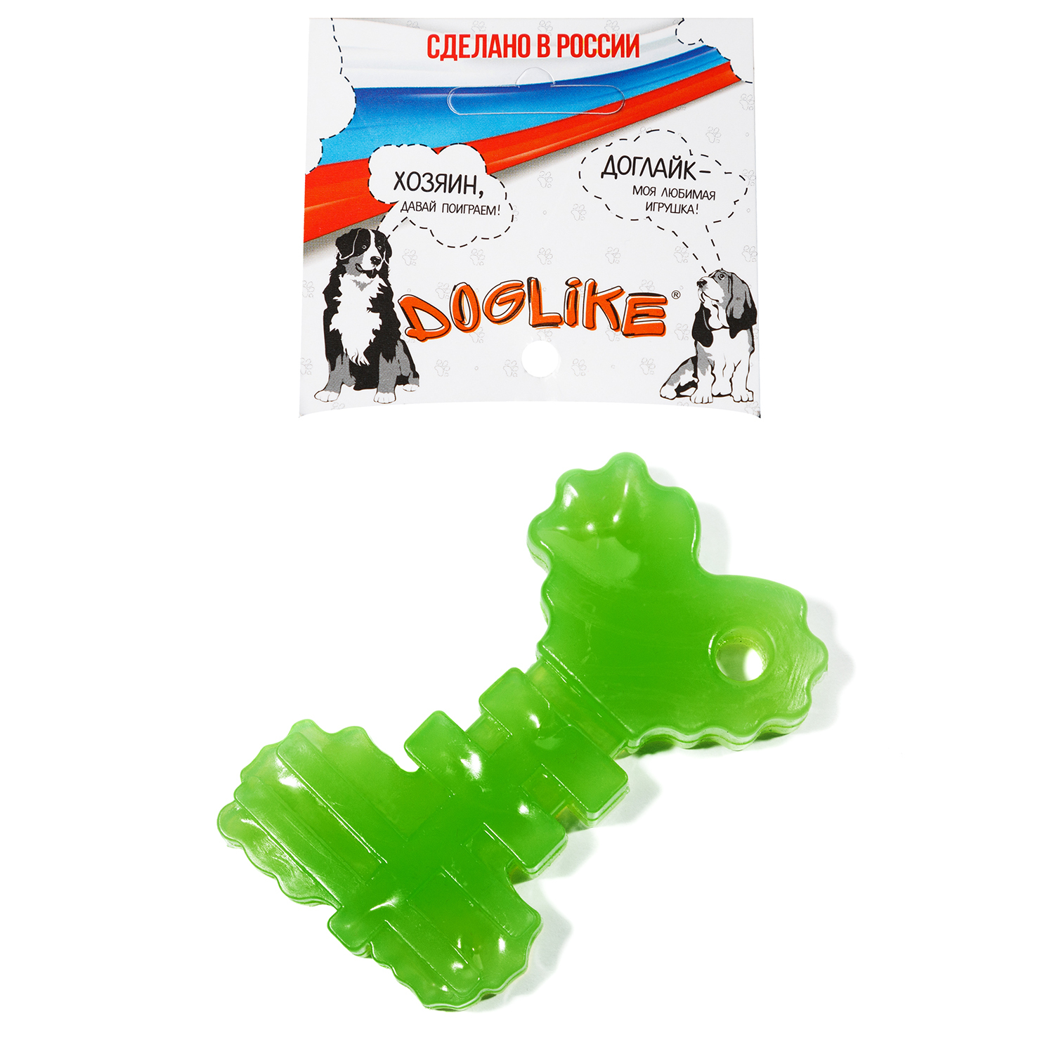 Игрушка для собак Doglike Ключ Зеленый - фото 2