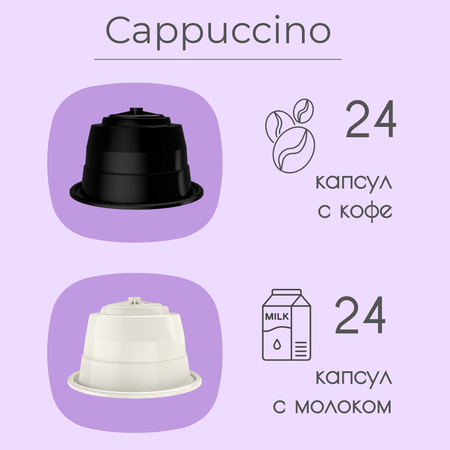 Кофе в капсулах Single Cup Coffee Cappuccino 48 шт.