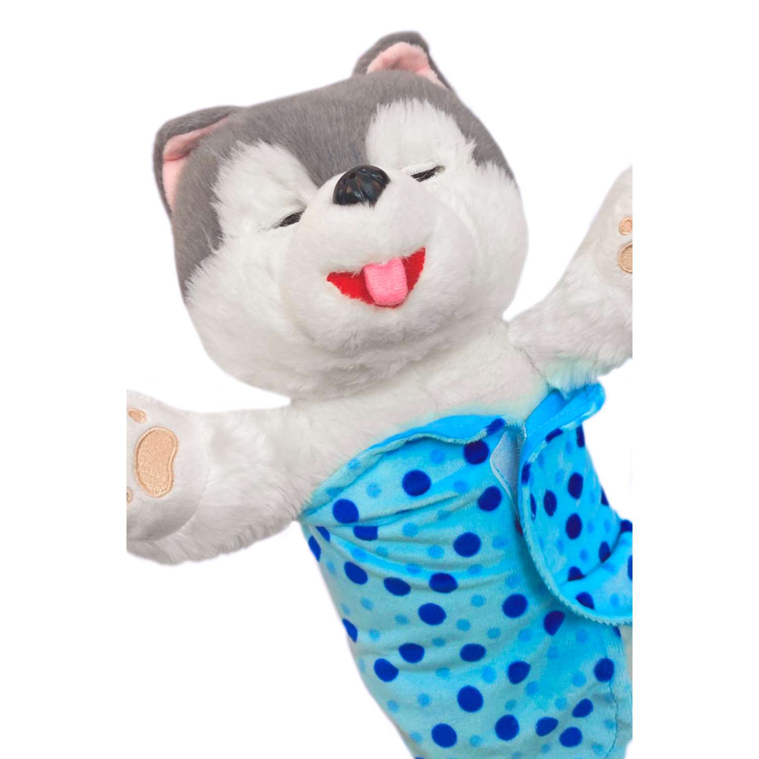 Мягкая интерактивная игрушка SHARKTOYS собачка с одеялом и бутылочкой - фото 18