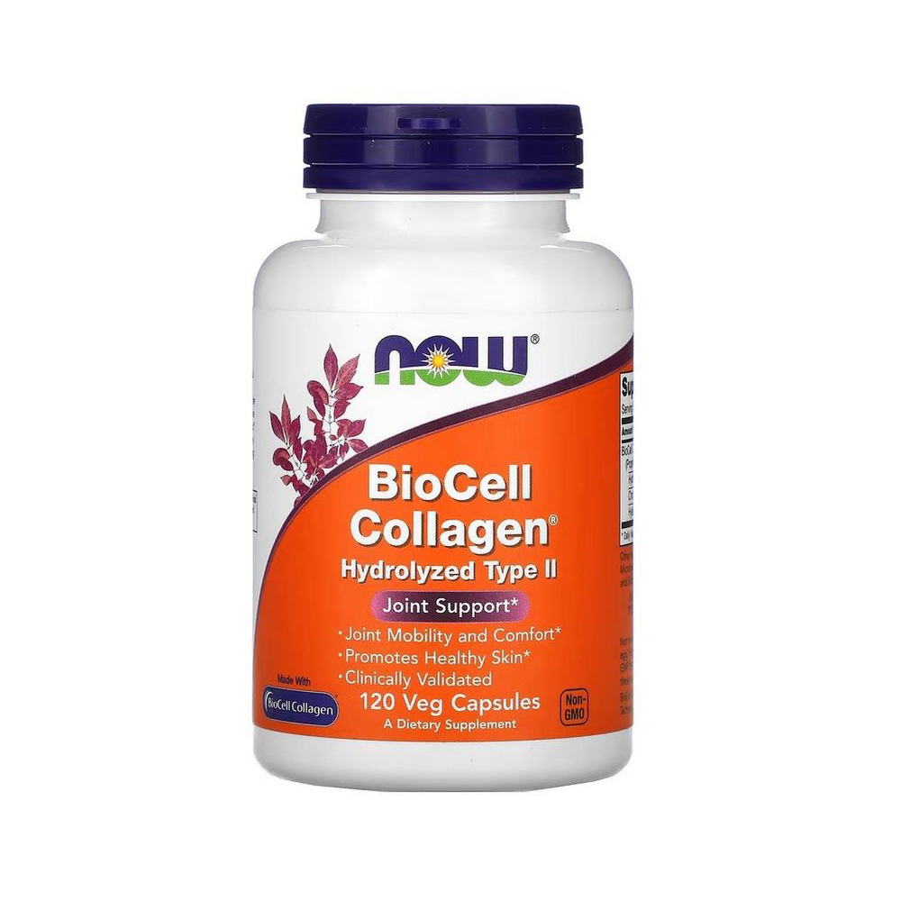 Коллаген Biocell Collagen Now 1000 мг 120 капсул для связок суставов хрящей кожи - фото 1