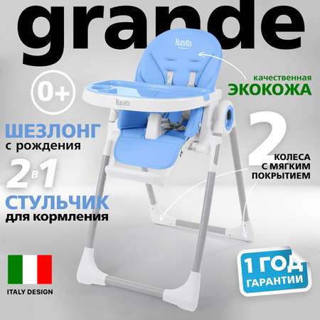 Стульчик для кормления Nuovita Grande Голубой