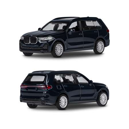 Внедорожник АВТОпанорама BMW X7 1:44 черный