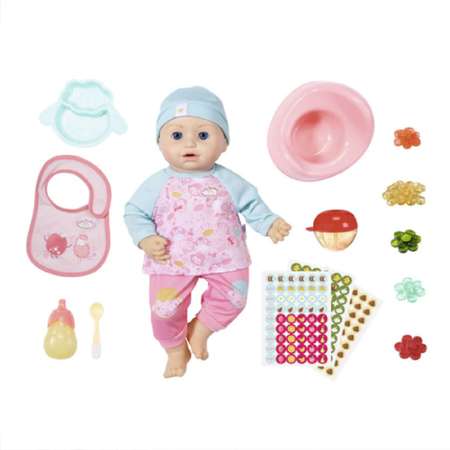 Кукла Zapf Creation Baby Annabell Кукла многофункциональная Время обеда 43 см