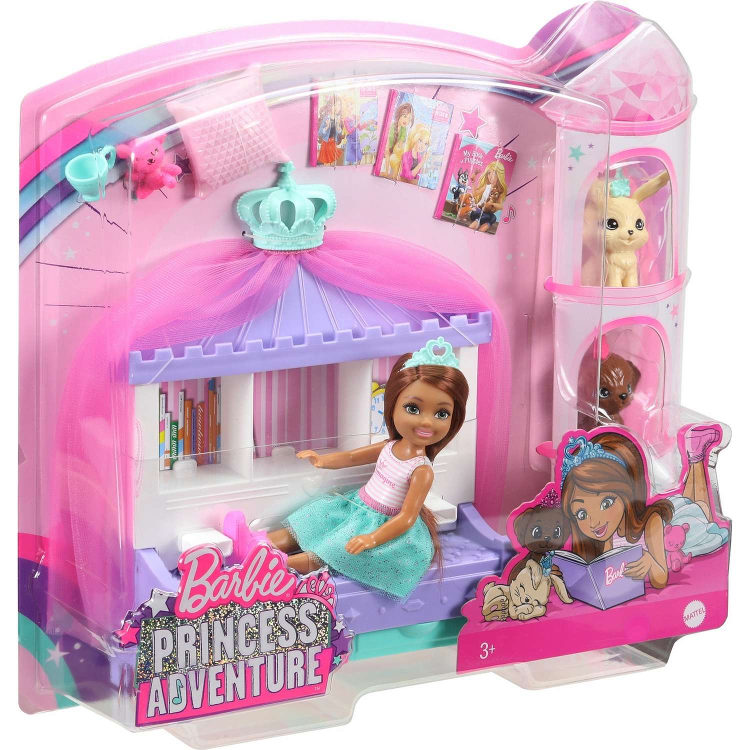 Набор игровой Barbie Семья Приключения принцессы Челси 2 GML74 GML72 - фото 3