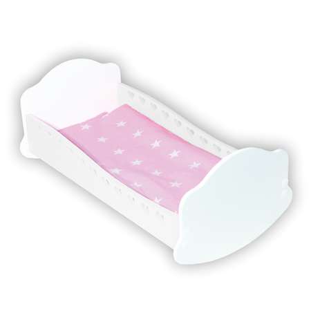 Кроватка для кукол до 45 см. ViromToys с комплектом постельного белья