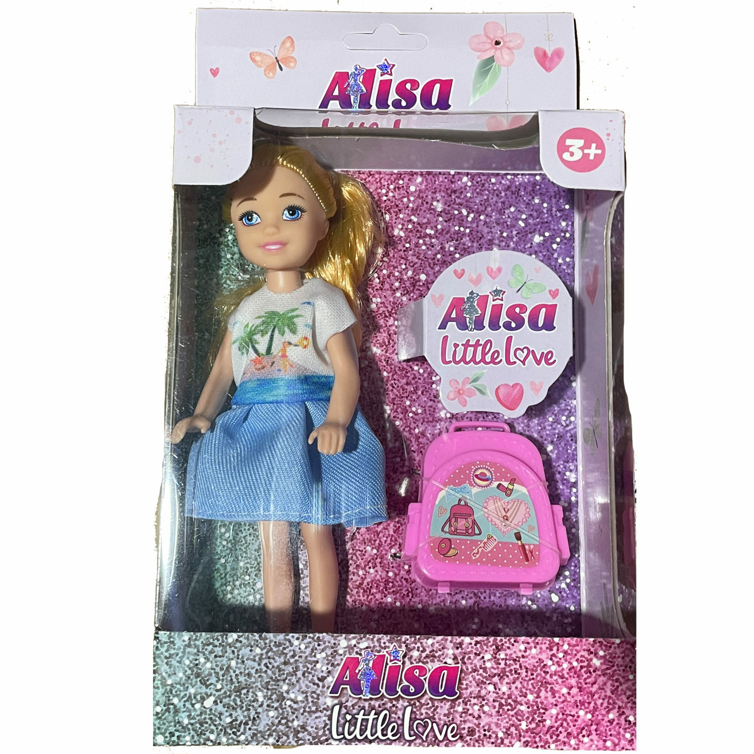 Кукла детская 1TOY Alisa Little Love блондинка мини Т24367 - фото 5