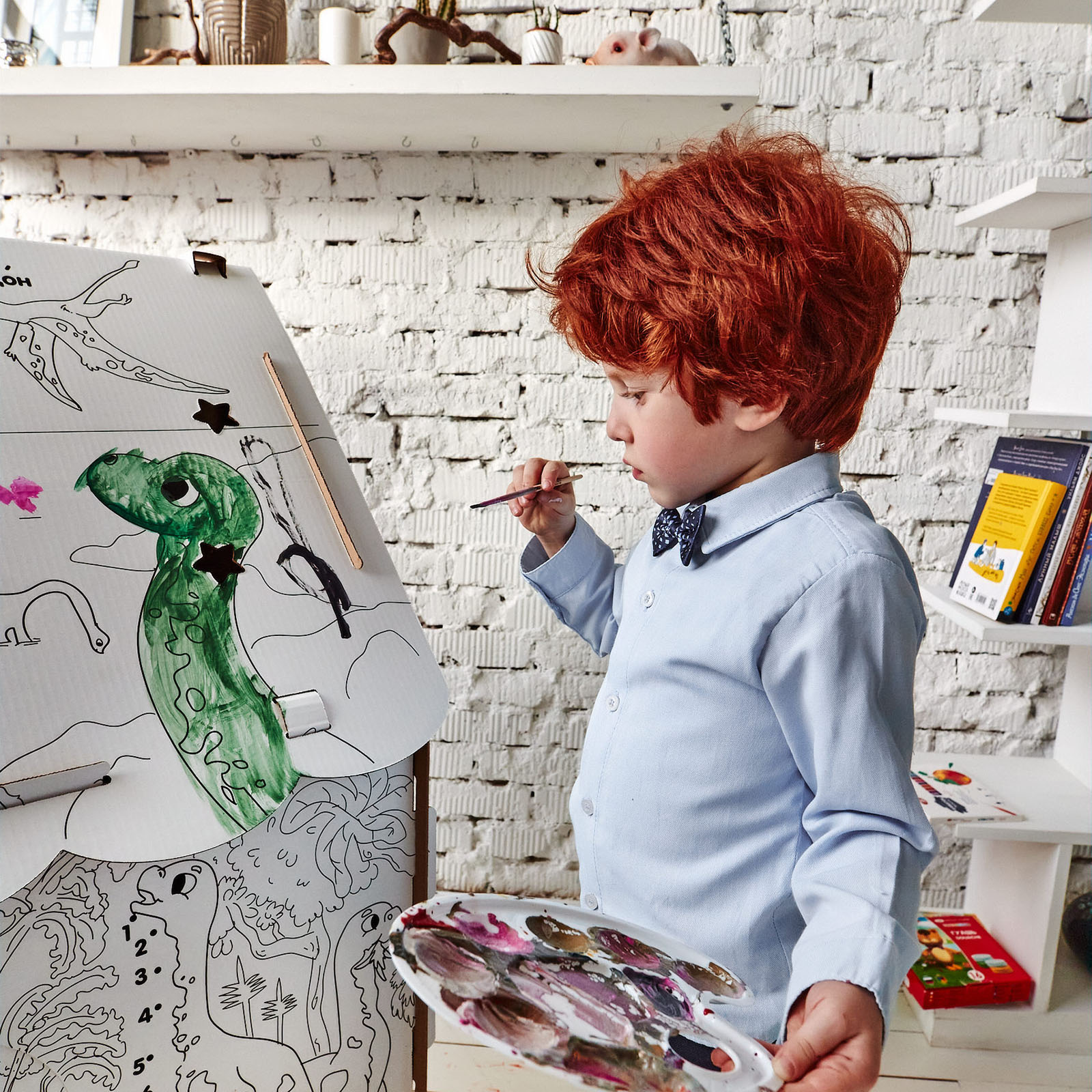 Домик-раскраска Детская Вселенная Картонный ДВД03-002 - фото 3
