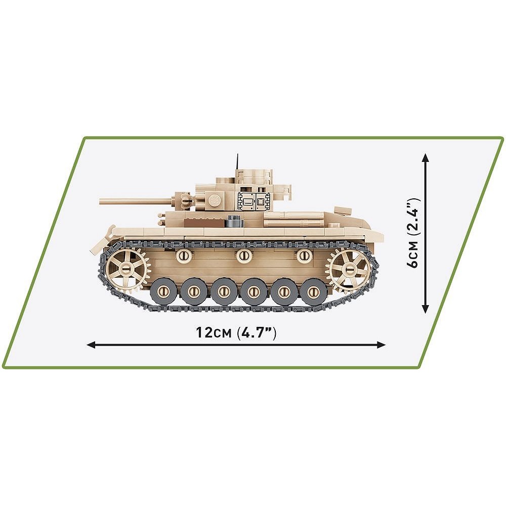 Конструктор COBI Немецкий танк Panzer III Ausf J 292 деталей - фото 4