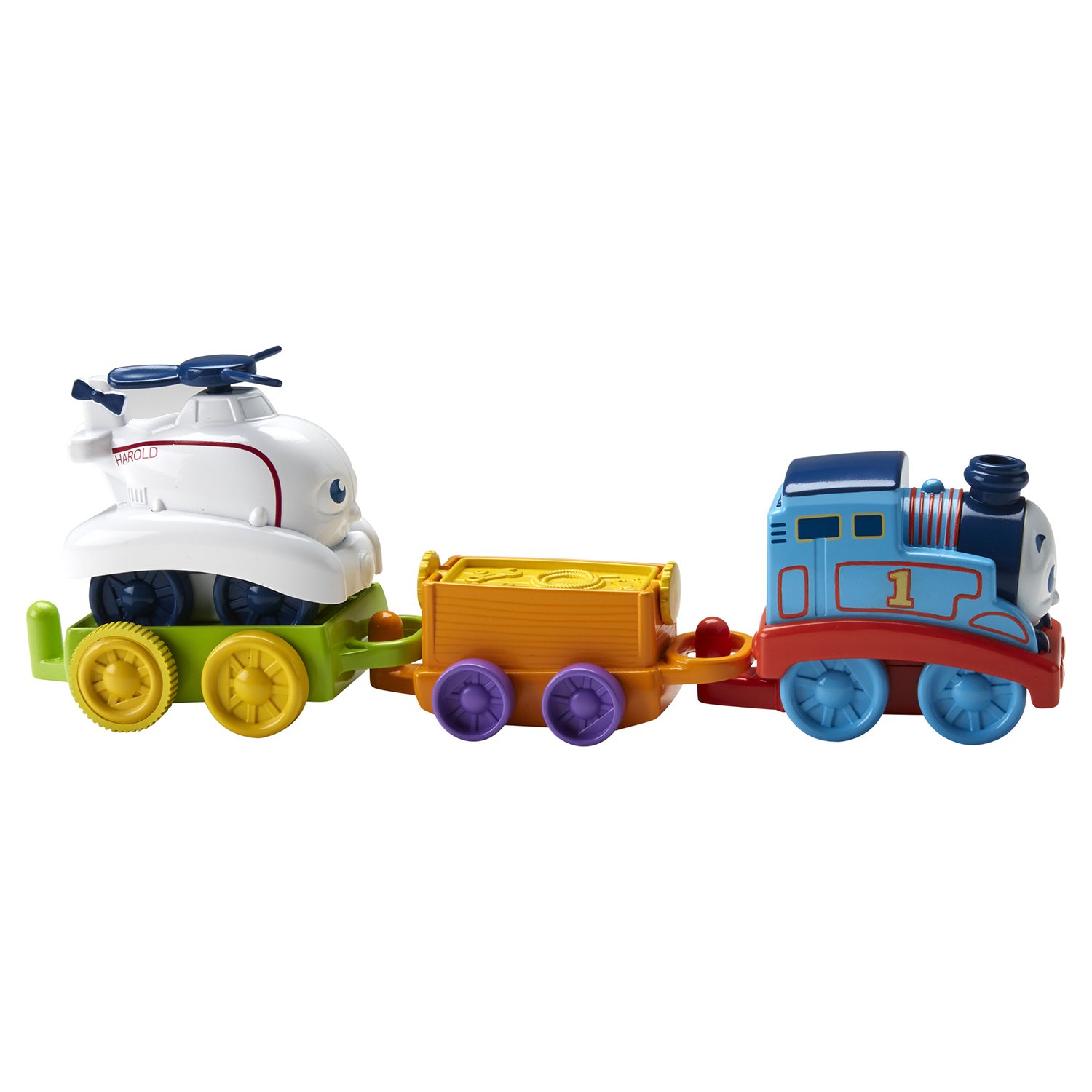 Набор игровой Thomas & Friends Мой первый Томас Томас и Гарольд FKM91 - фото 5