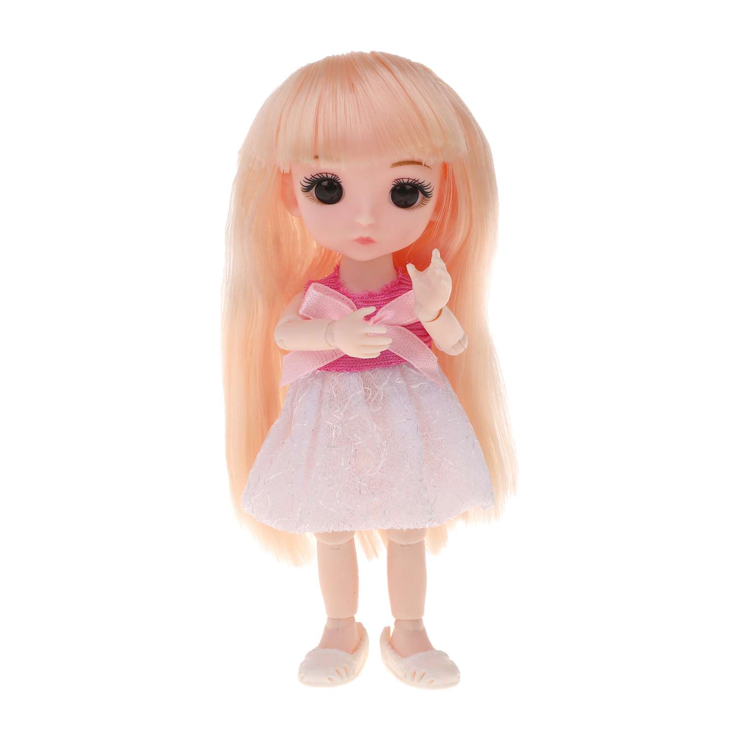 Кукла для девочки Наша Игрушка шарнирная 15 см 803331 - фото 2