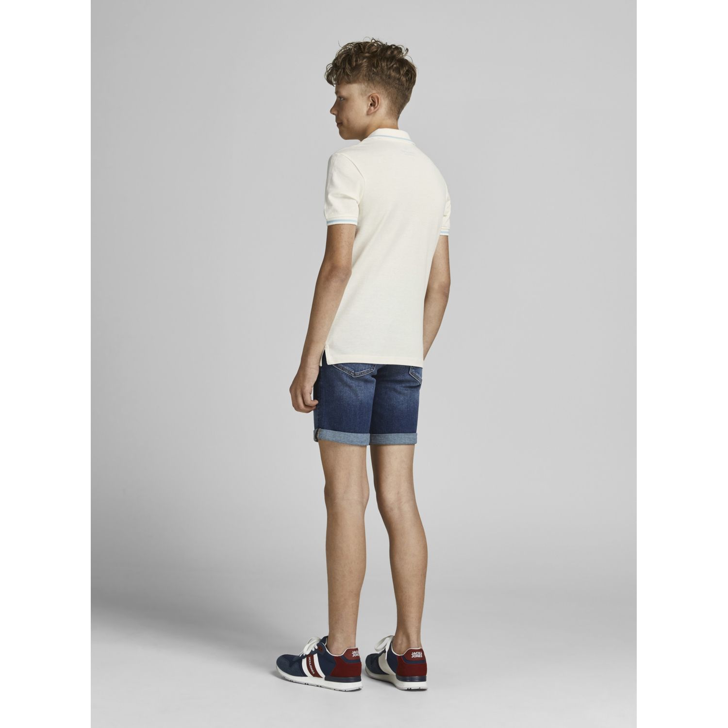 Поло JACK AND JONES JUNIOR 12189173/Cloud Dancer - фото 5