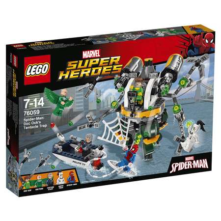 Конструктор LEGO Super Heroes Человек-паук: в ловушке Доктора Осьминога (76059)