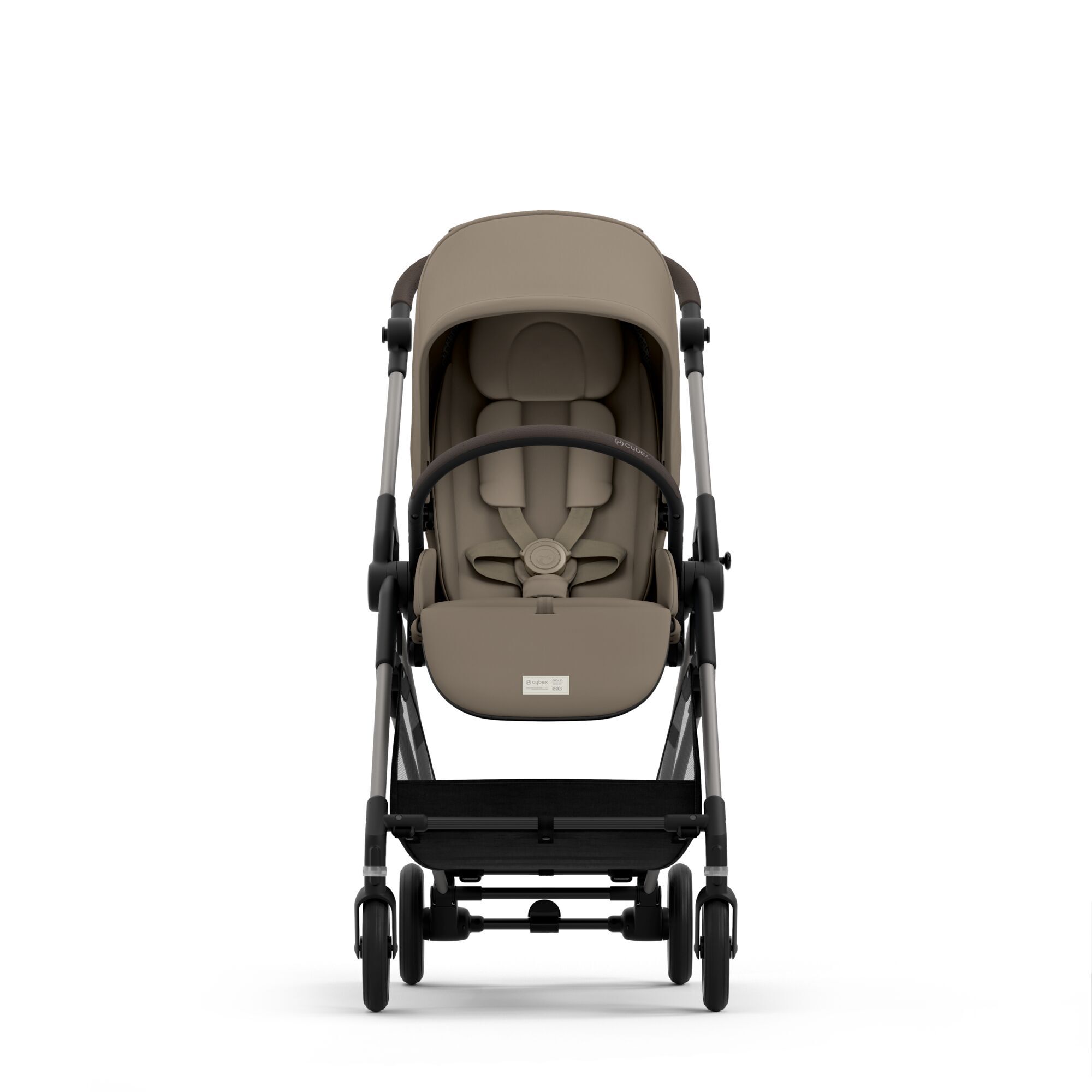 Коляская детская Cybex Melio Seashell Beige с дождевиком - фото 2