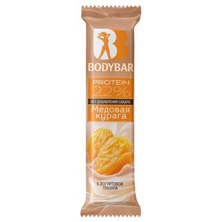 Батончик BodyBar протеиновый медовая курага в йогуртовой глазури 50г