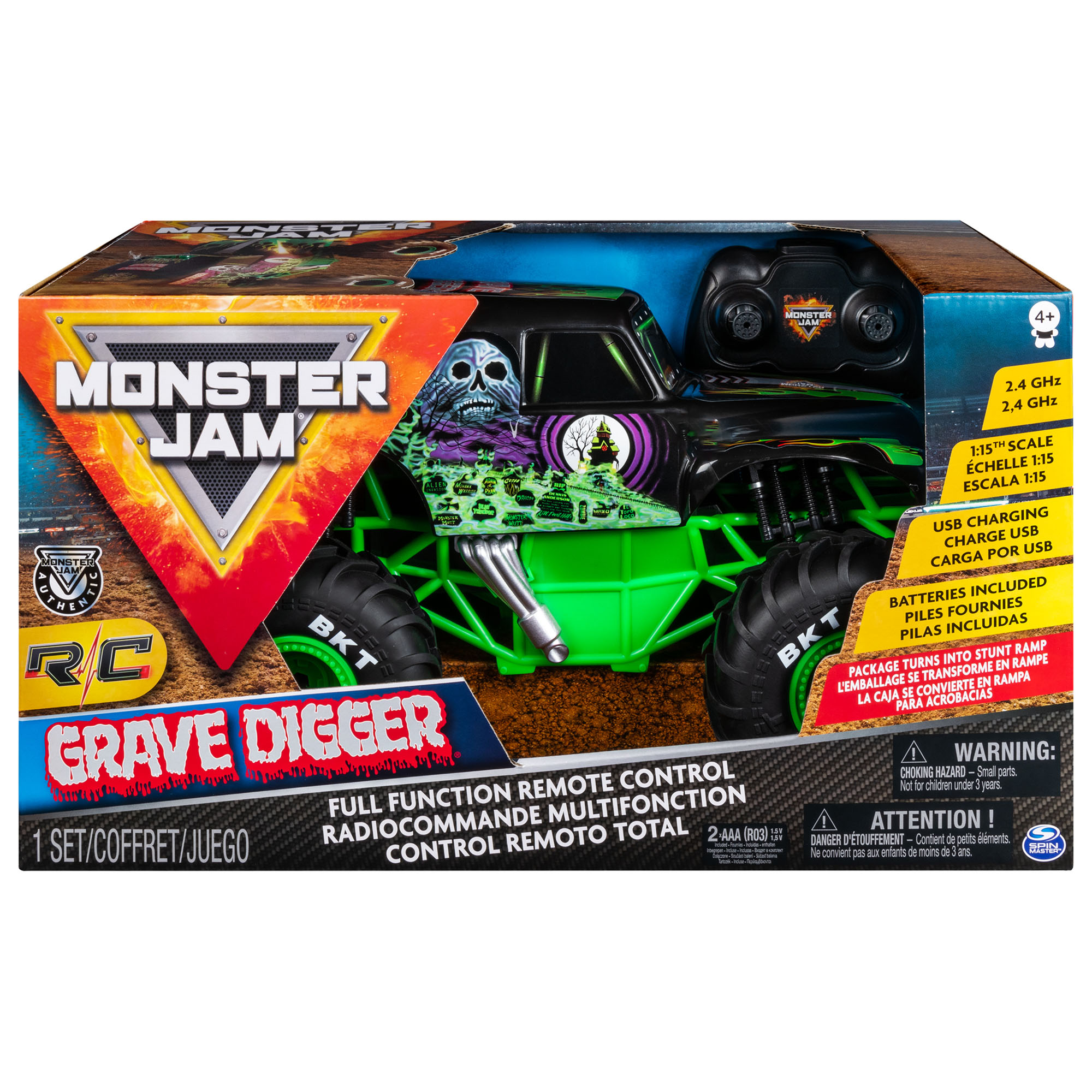 Автомобиль РУ Monster Jam 1:15 - фото 2