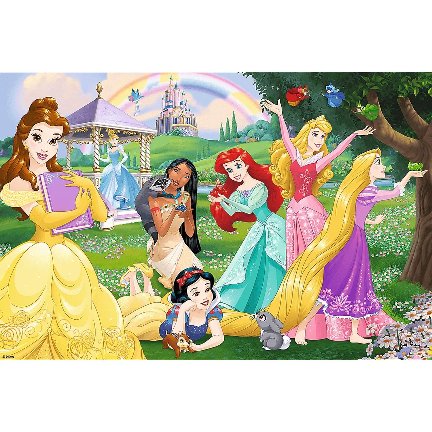 Пазл Trefl Disney Super Maxi Счастливые принцессы 24элемента 41008 купить  по цене 699 ₽ в интернет-магазине Детский мир