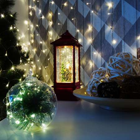 Ночник декоративный NEON-NIGHT Дед Мороз с эффектом снегопада