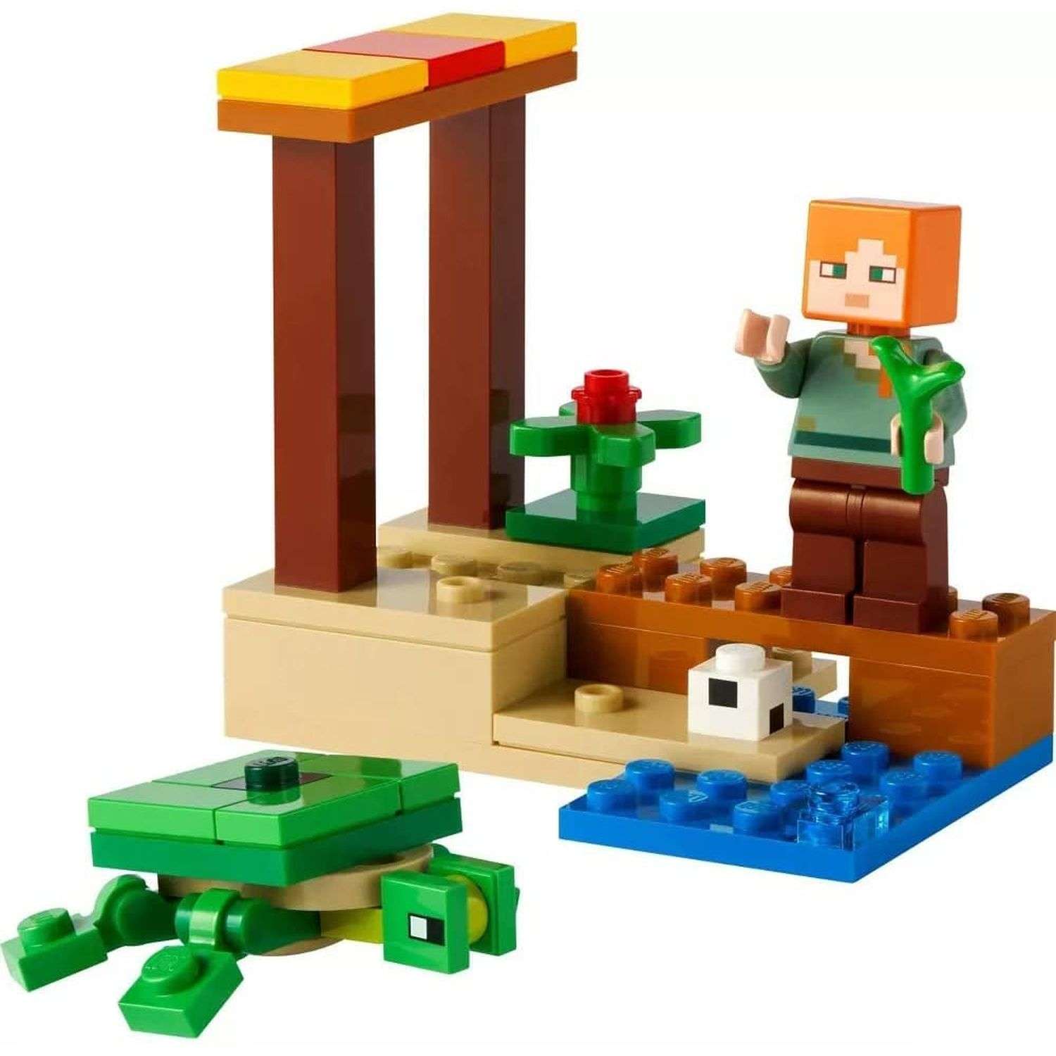 Конструктор LEGO Minecraft Черепаший пляж 30432 - фото 2