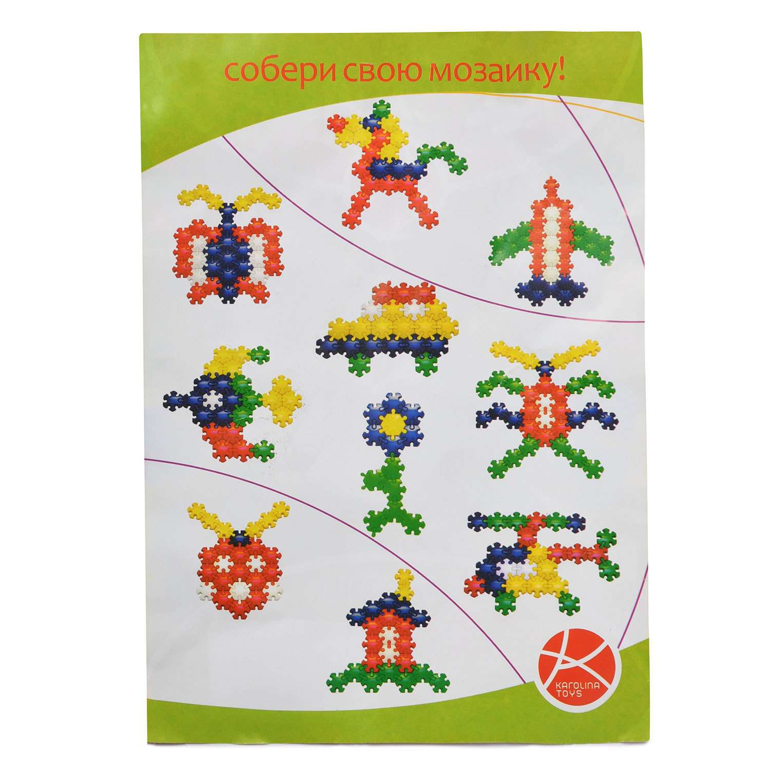 Мозаика Karolina toys напольная 55 элементов 40-0030 - фото 4