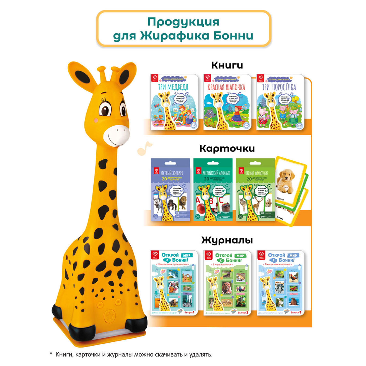 Комплект из 3 книг со сказками BertToys для Жирафика Бонни BertToys: Три поросенка + Красная Шапочка + Три медведя - фото 9