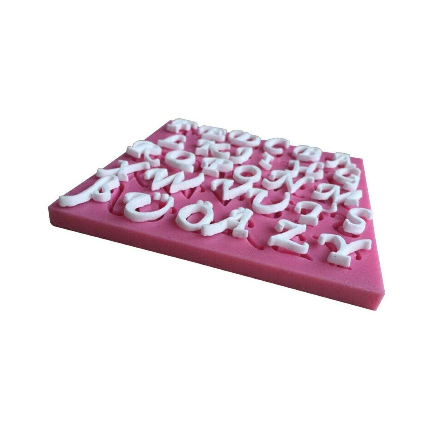 Форма для приготовления Keyprods силиконовая Английский алфавит розовый - фото 2