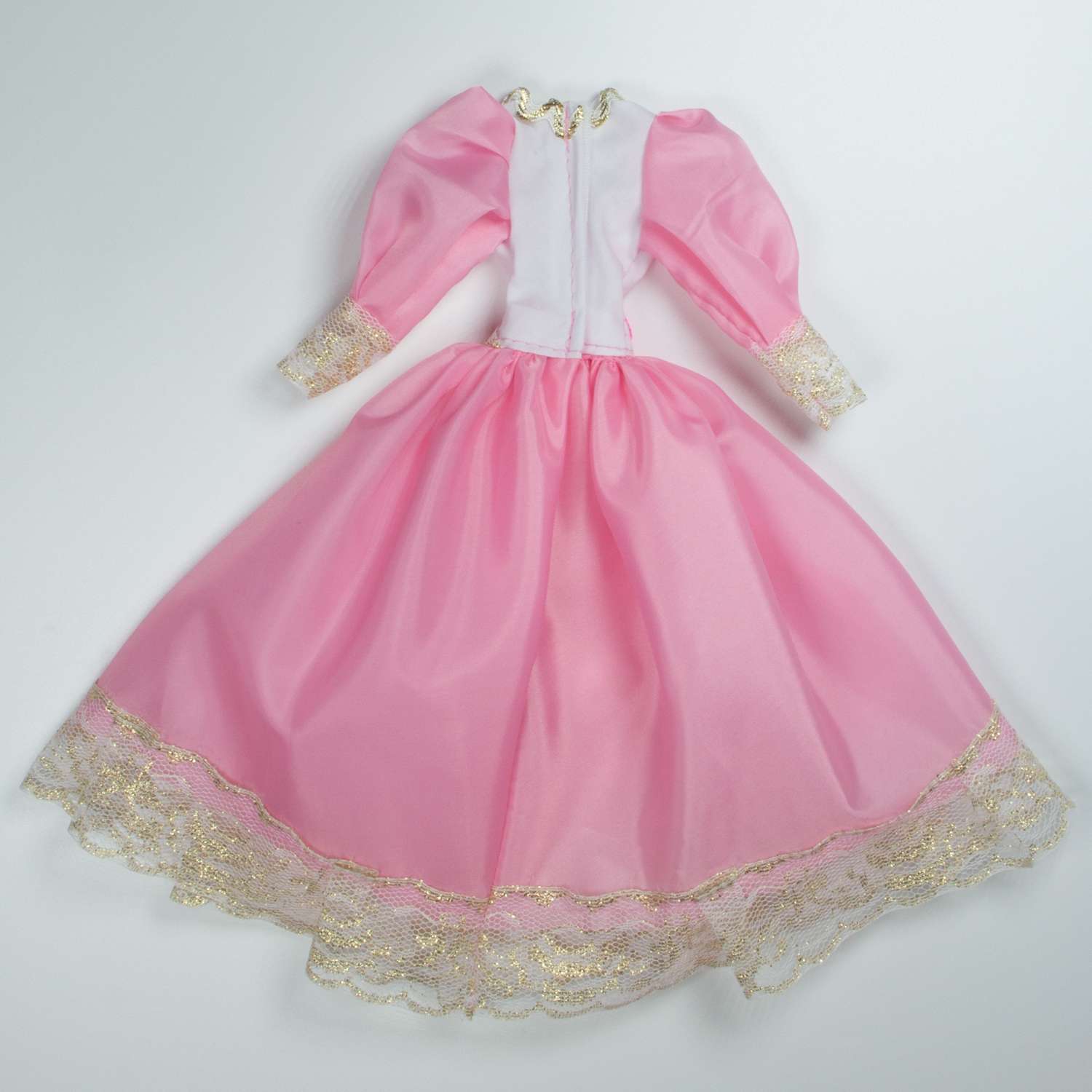 Одежда для кукол Модница Бальное платье из шелка со шляпкой для куклы 29 см в ассортименте 1503 - фото 4