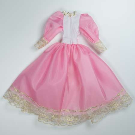 Одежда для кукол Модница Бальное платье из шелка со шляпкой для куклы 29 см в ассортименте
