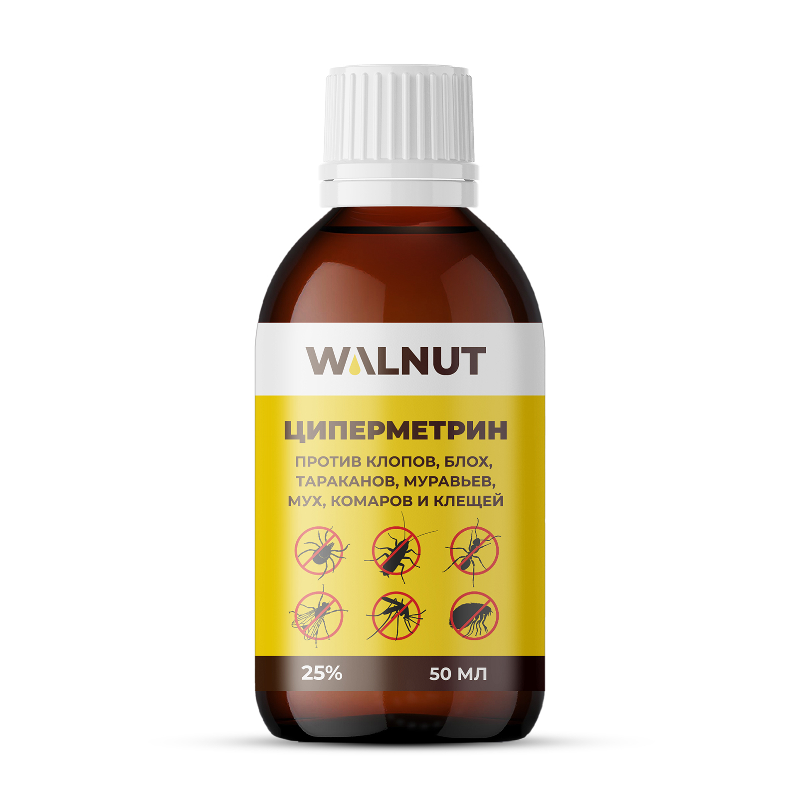 Циперметрин WALNUT 25% 50 мл - фото 1