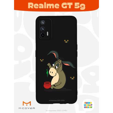 Силиконовый чехол Mcover для смартфона Realme GT 5G Союзмультфильм Грустный Ослик Иа