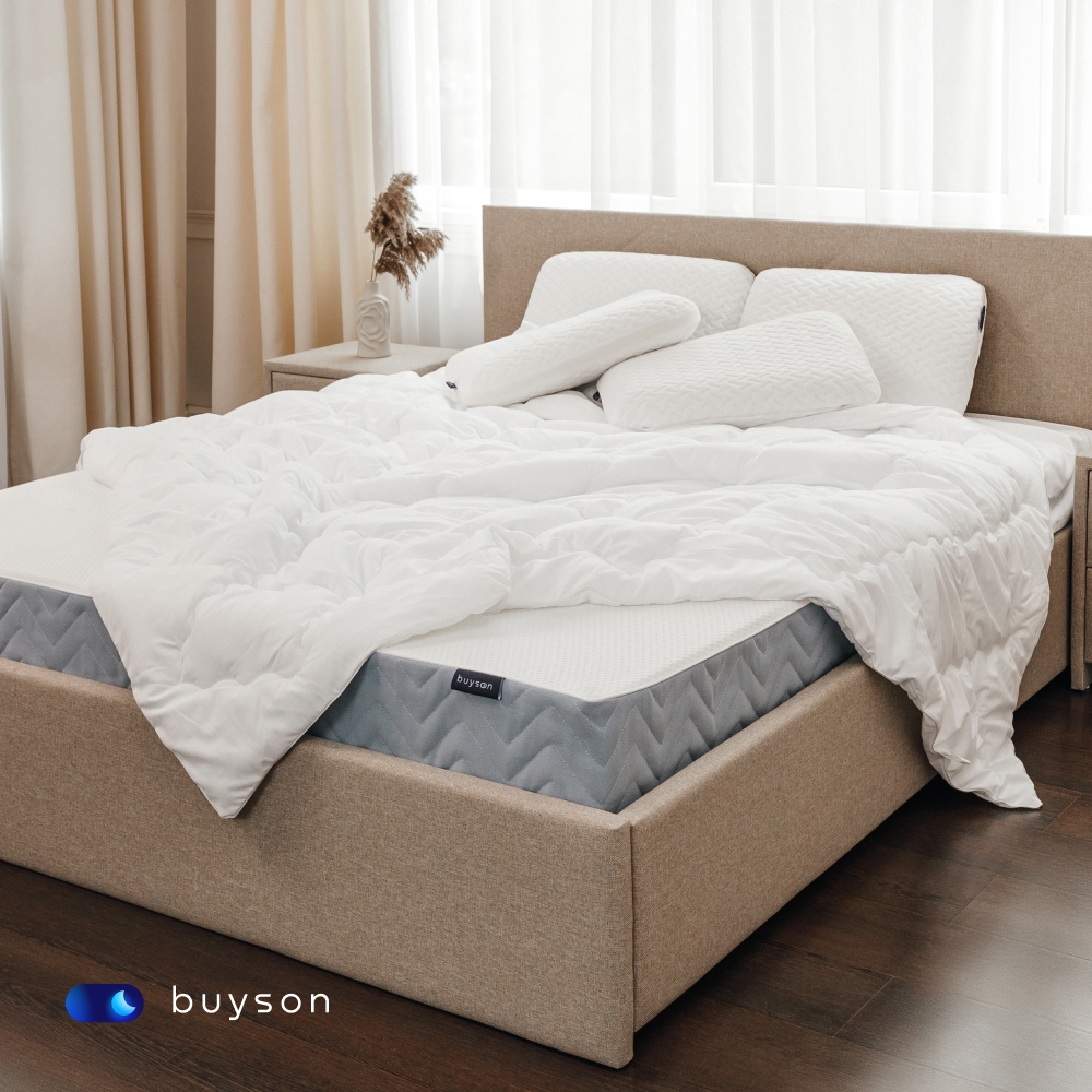 Пенная ортопедическая подушка buyson BuyRest M 40х60 см высота 11.5 см - фото 15