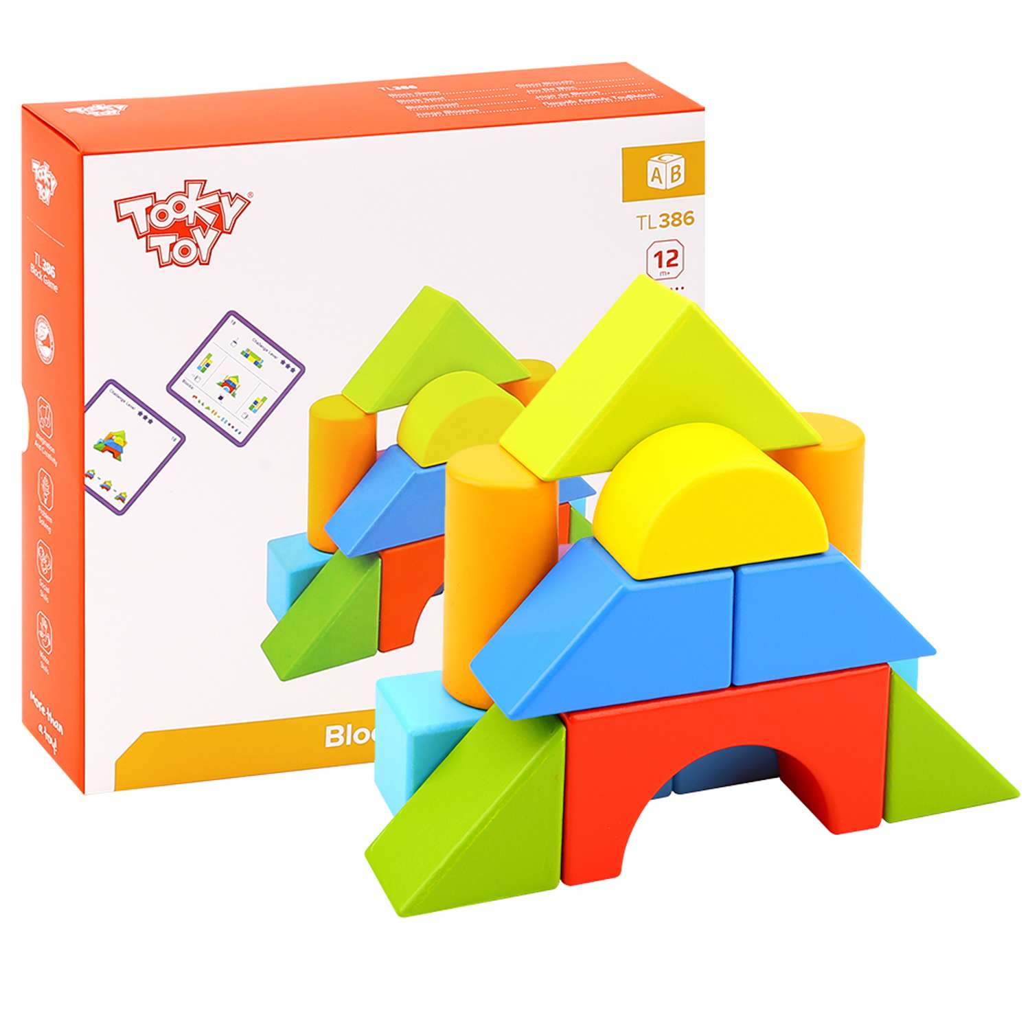 Игровой набор Tooky Toy Кубики с карточками TL386 - фото 1