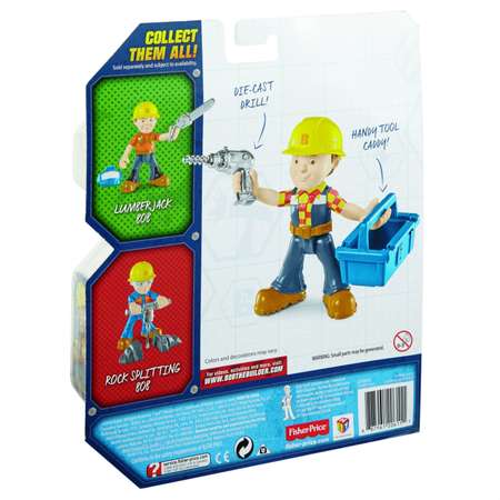 Литые мини-фигурки Bob the Builder с аксессуарами DHB06